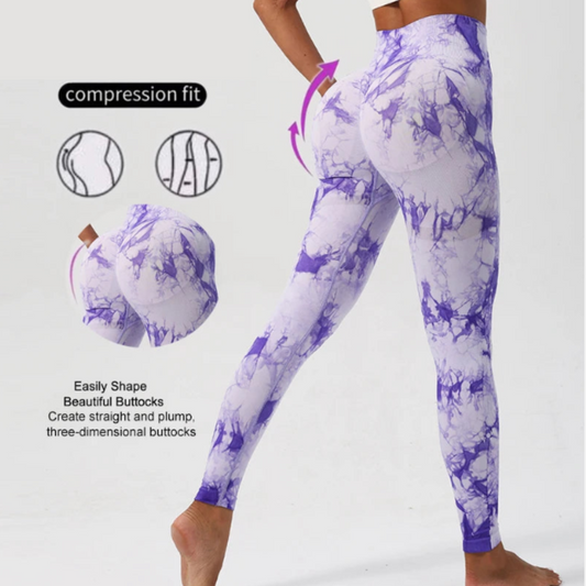 Leggings de Ejercicio con Cintura Alta y Efecto Push Up