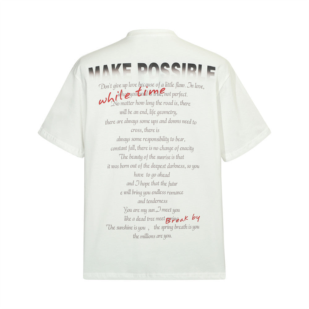 Camiseta Streetwear Retrato Abstracto