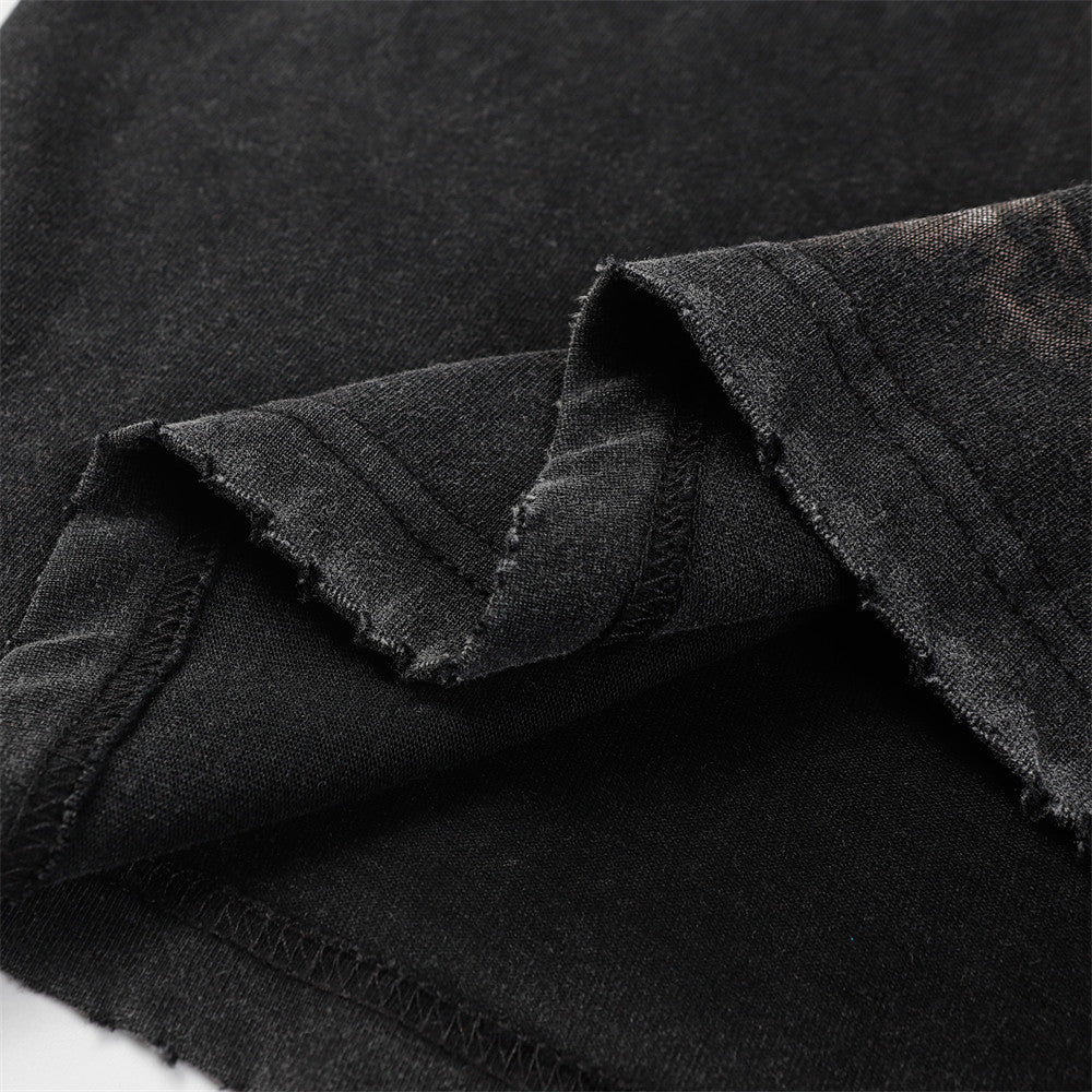 Camiseta Streetwear con Estampado de Cascada