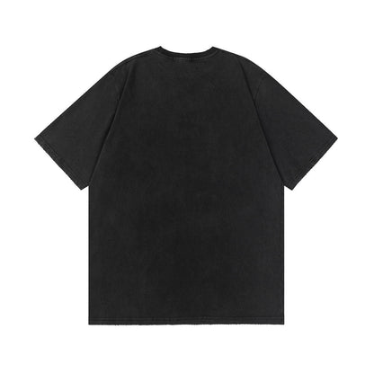 Camiseta Streetwear con Estampado de Cascada