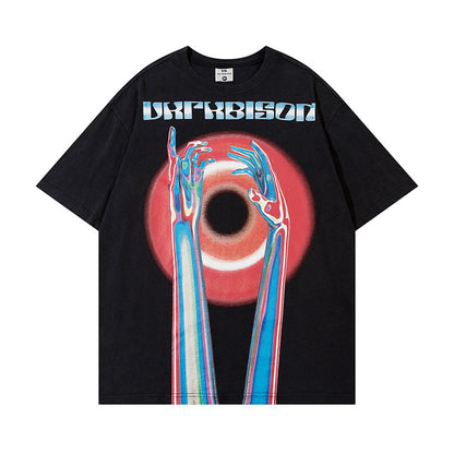 Camiseta Oversize Streetwear con Estampado Moderno