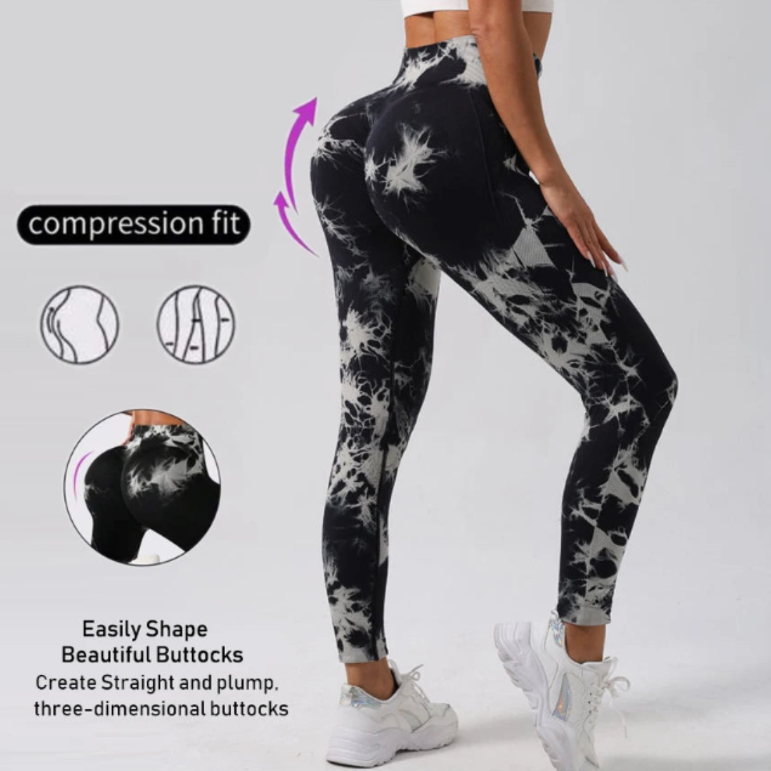 Leggings de Ejercicio con Cintura Alta y Efecto Push Up