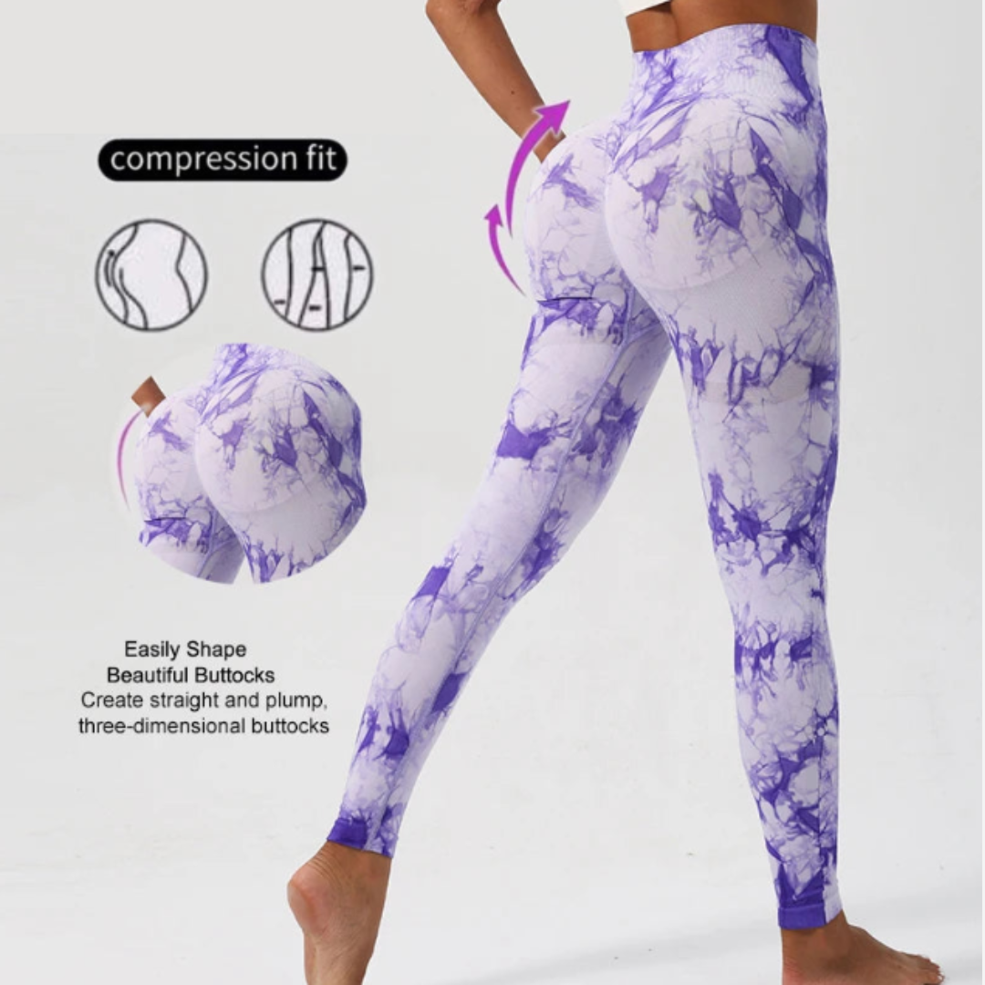 Leggings de Ejercicio con Cintura Alta y Efecto Push Up