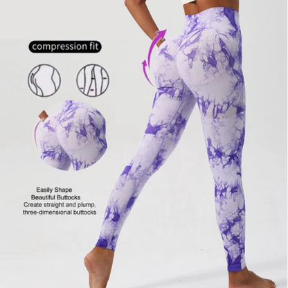 Leggings de Ejercicio con Cintura Alta y Efecto Push Up