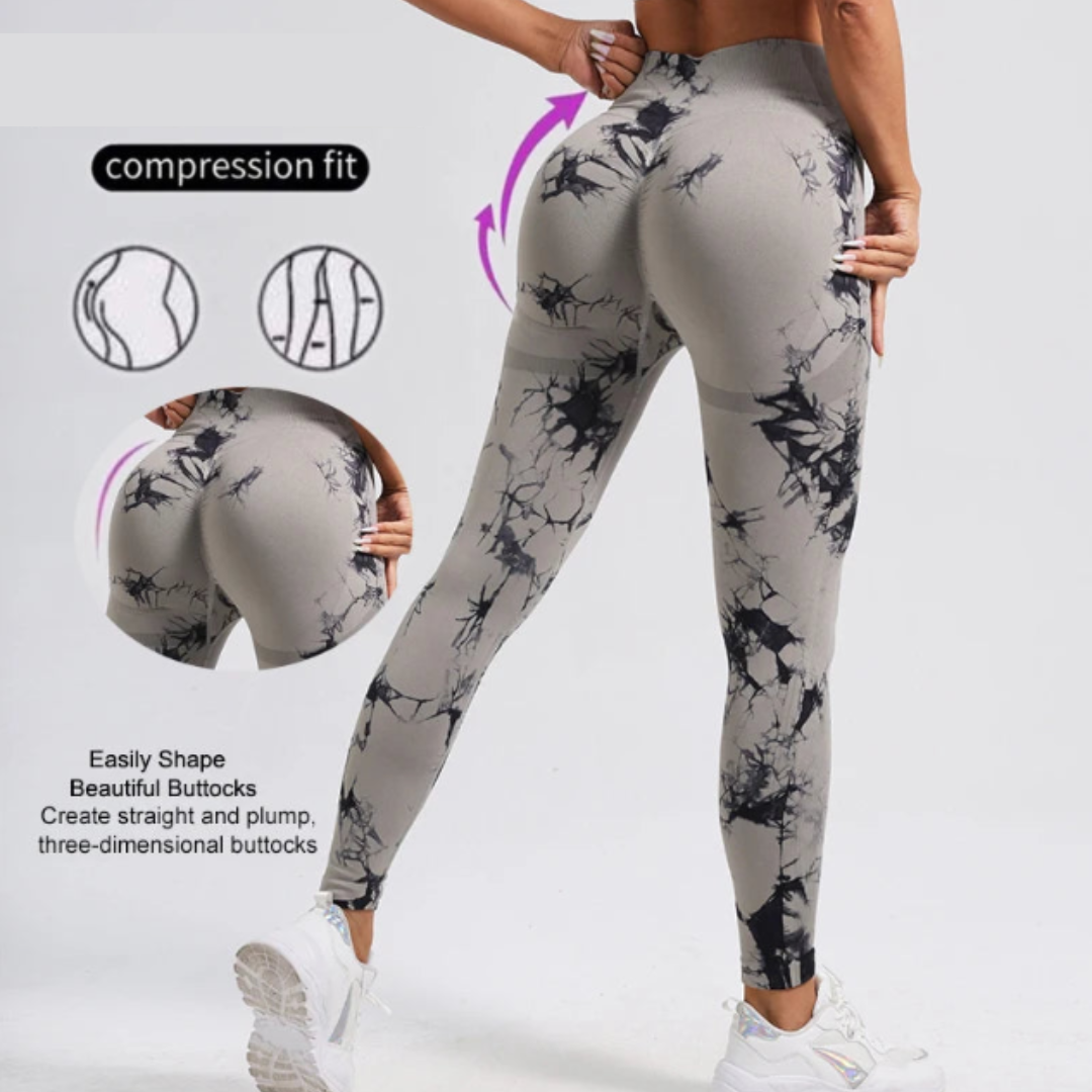Leggings de Ejercicio con Cintura Alta y Efecto Push Up