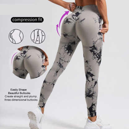 Leggings de Ejercicio con Cintura Alta y Efecto Push Up
