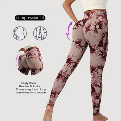 Leggings de Ejercicio con Cintura Alta y Efecto Push Up