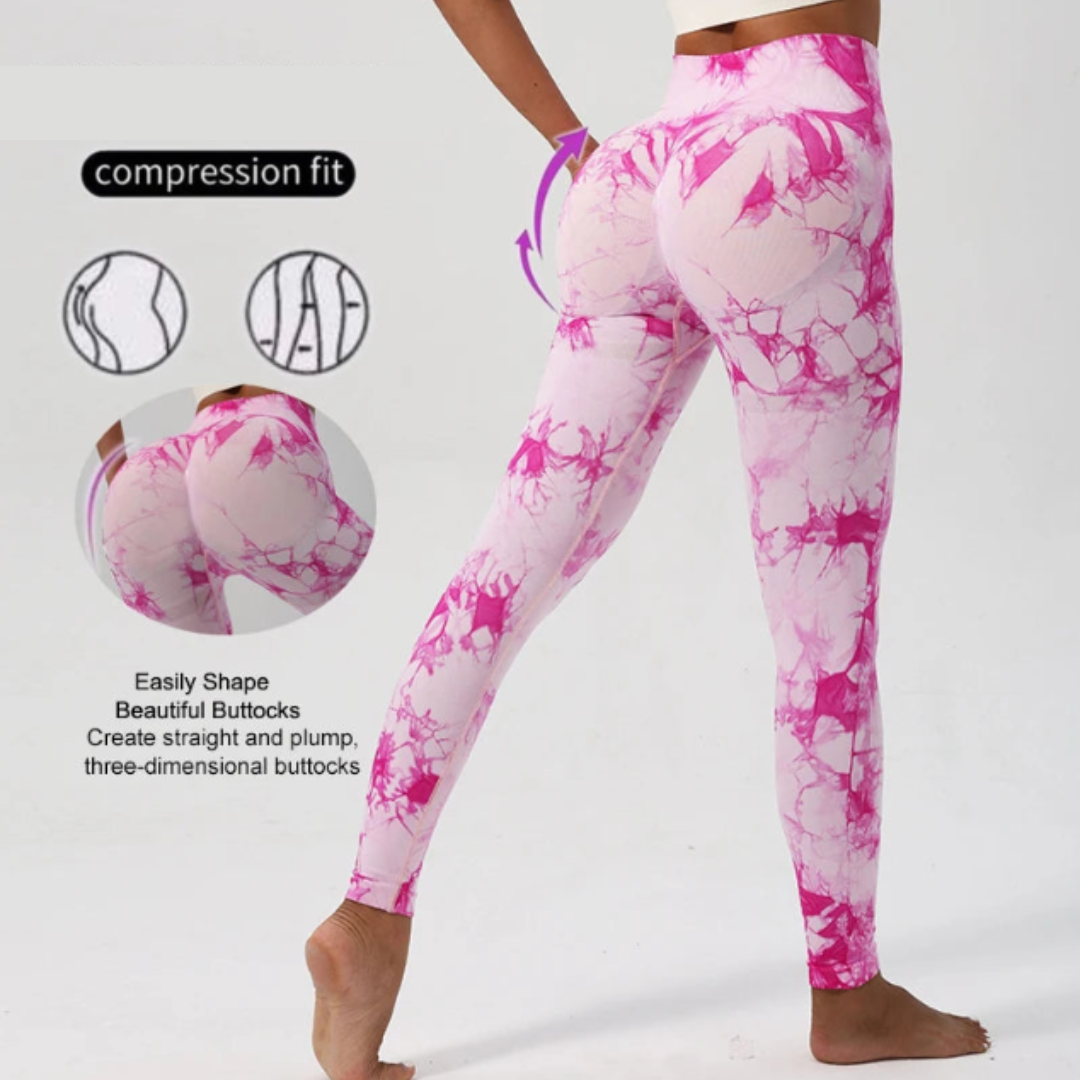 Leggings de Ejercicio con Cintura Alta y Efecto Push Up