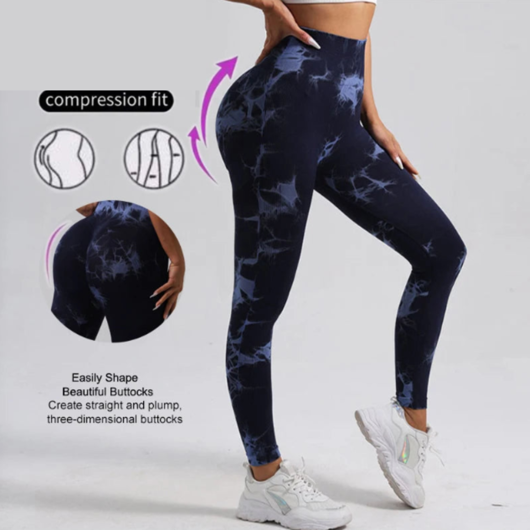 Leggings de Ejercicio con Cintura Alta y Efecto Push Up