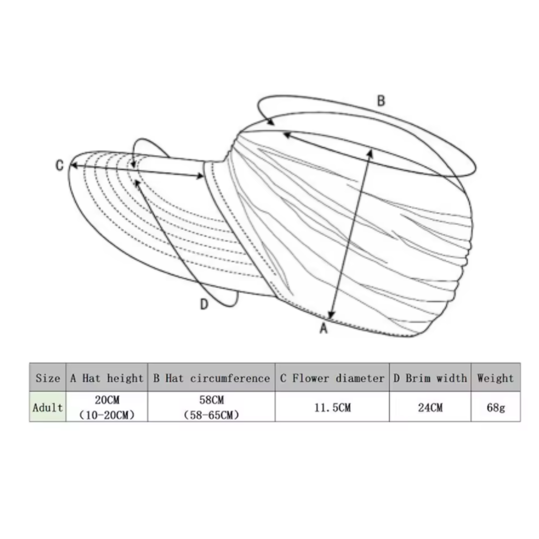 Éclipse Hat – Sombrero de Verano sin Copa