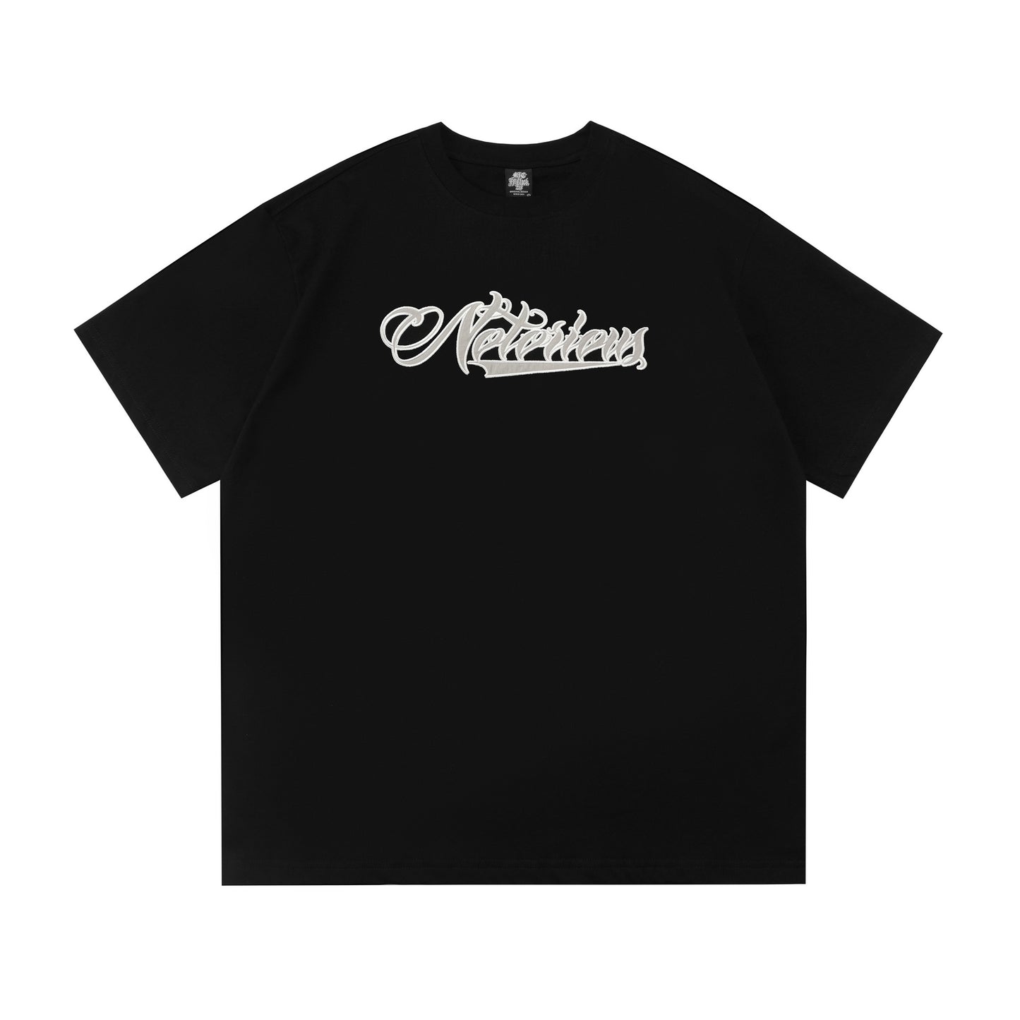 Camiseta Oversize Bordada Manga Corta