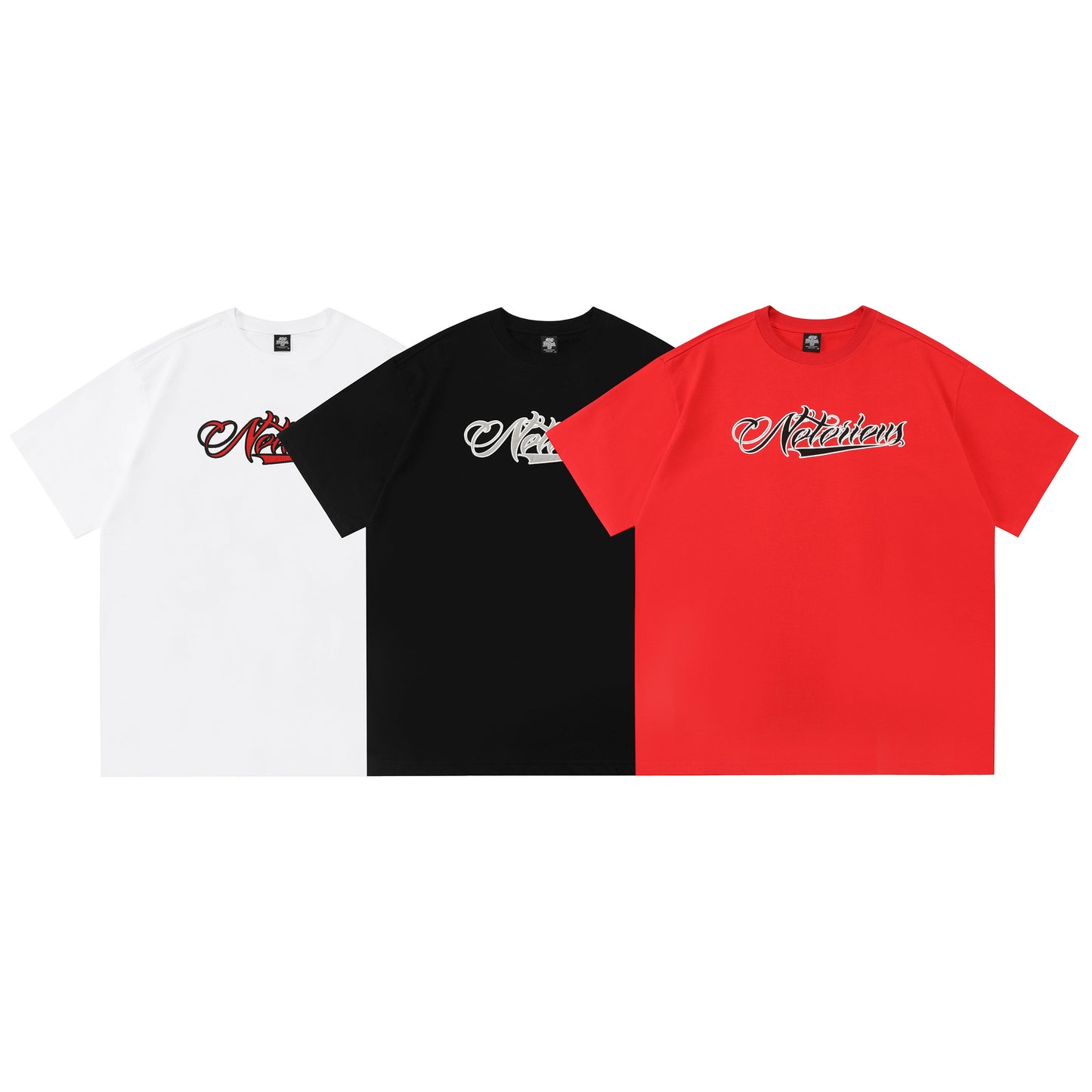 Camiseta Oversize Bordada Manga Corta