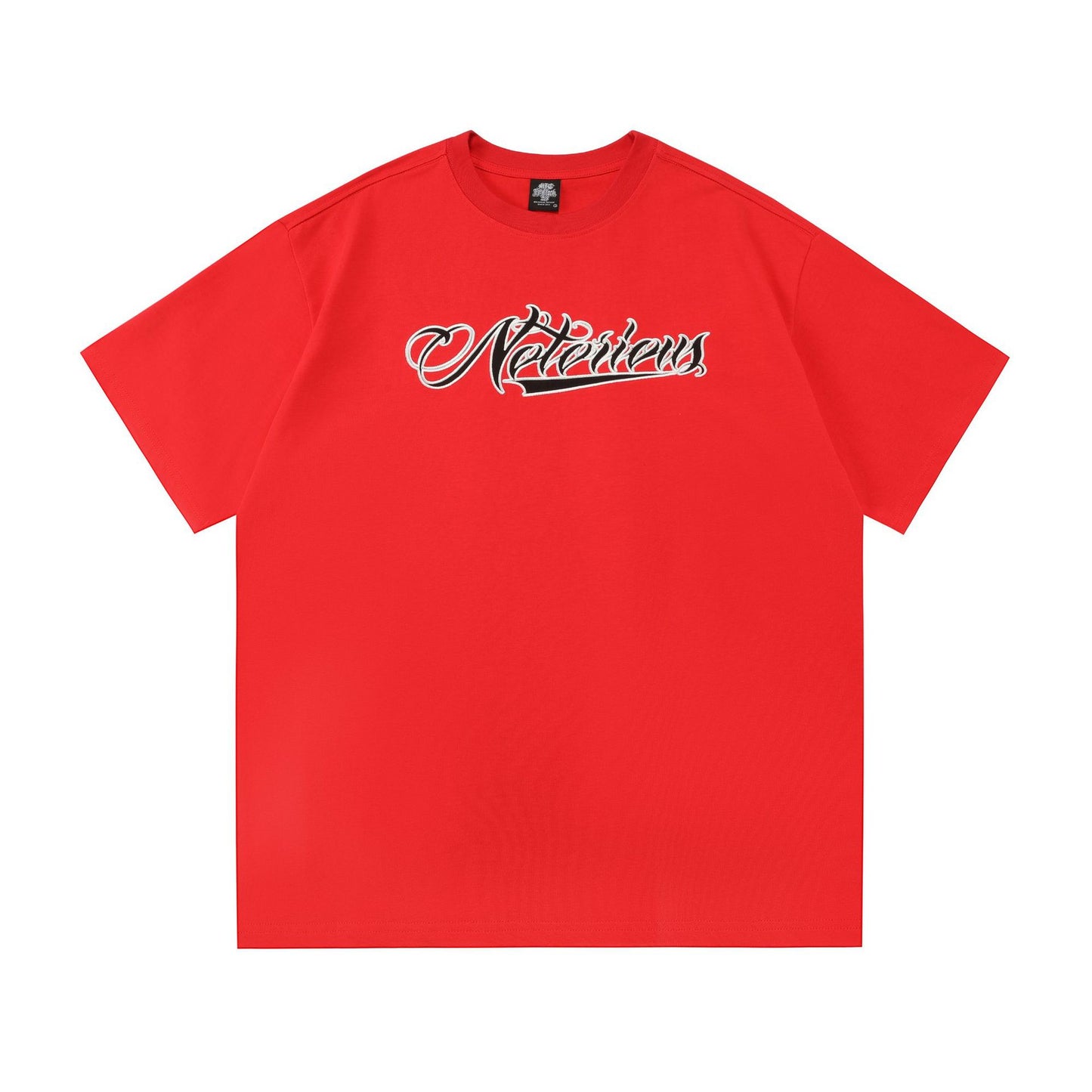 Camiseta Oversize Bordada Manga Corta