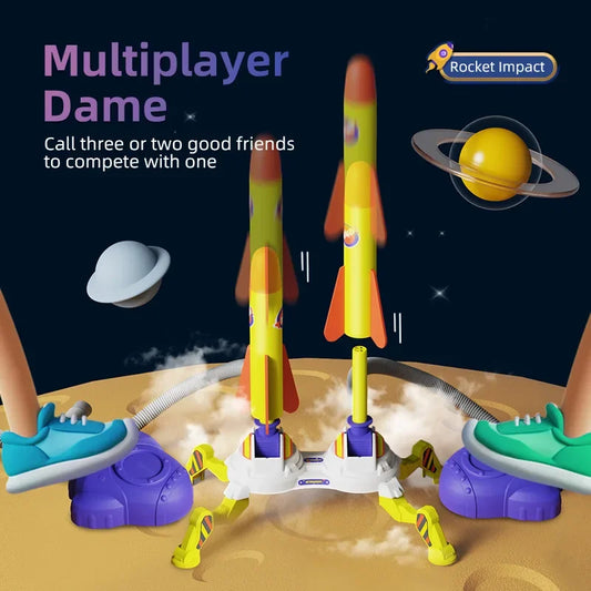 Lanzador de Cohetes con Pedal para Niños