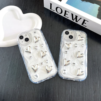 Funda con Corazones 3D