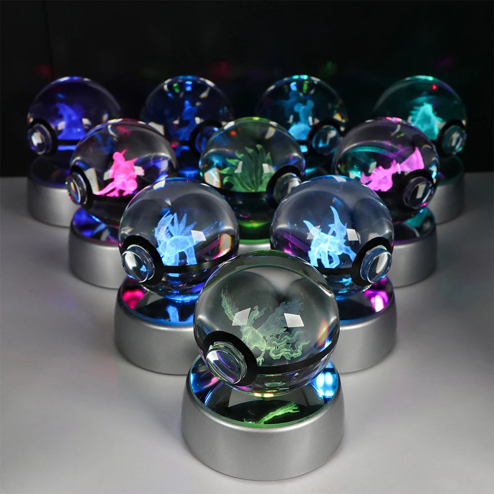 Lámpara 3D Bola de Cristal Pokémon