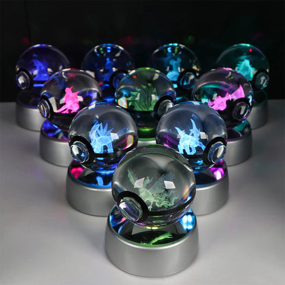 Lámpara 3D Bola de Cristal Pokémon
