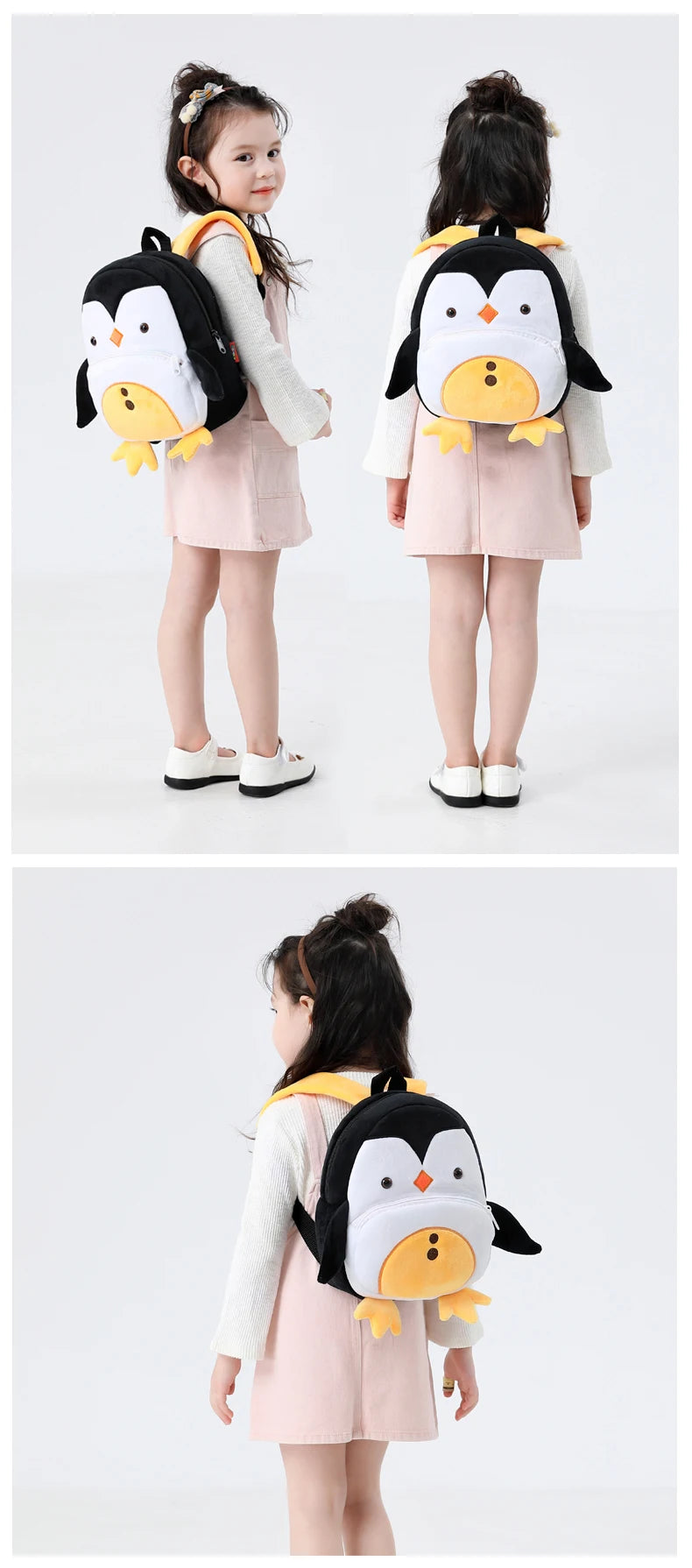 Mochila de Peluche Animal Divertida para Niños y Niñas | Ideal para Escuela y Paseos