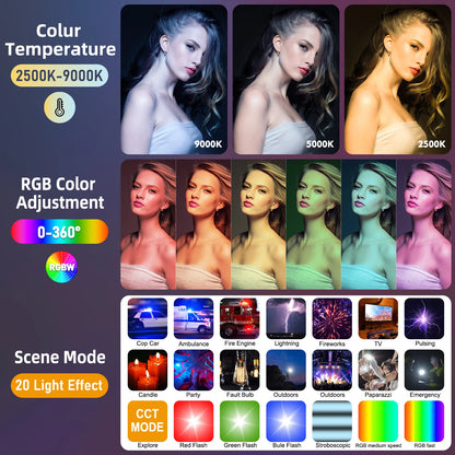 LumiPro ST120 RGB – Luz Portatil Profesional