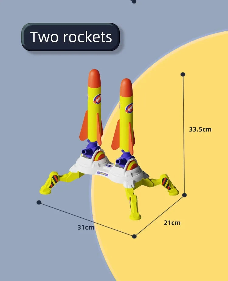Lanzador de Cohetes con Pedal para Niños