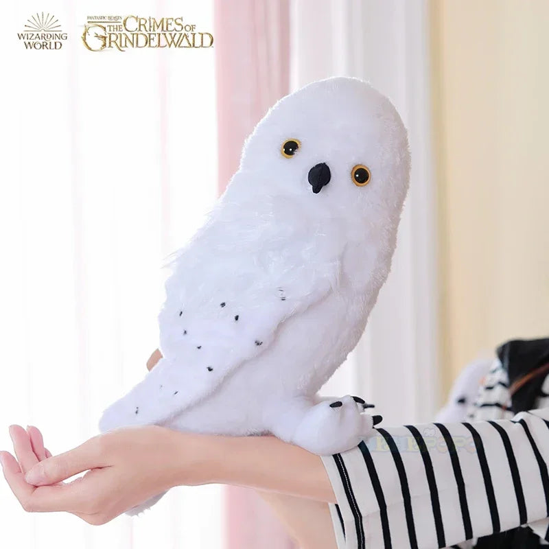 18/28cm Original Hedwig Owl and Bowtruckle Stuffed Animal Plush Toy Harry Potter Pets Cute Soft  Doll Children Christmas Gifts