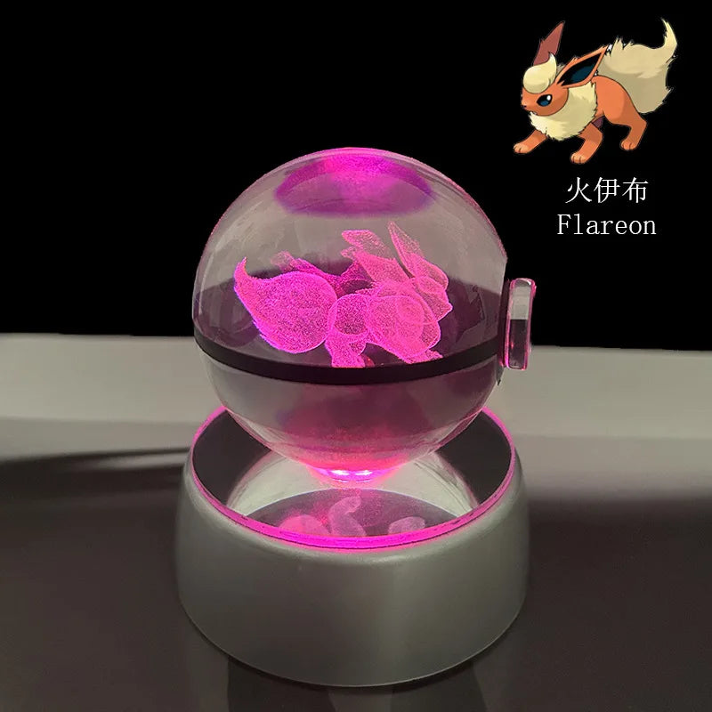 Lámpara 3D Bola de Cristal Pokémon