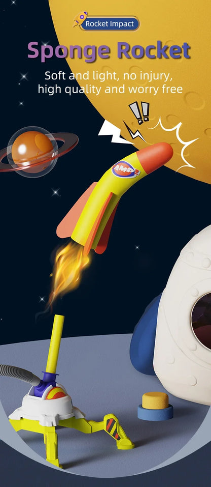 Lanzador de Cohetes con Pedal para Niños