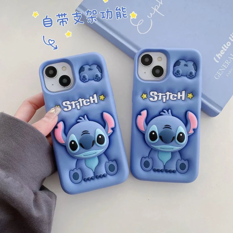 Funda Stitch con Agarre 3D para iPhone