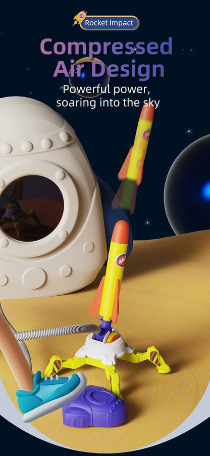 Lanzador de Cohetes con Pedal para Niños
