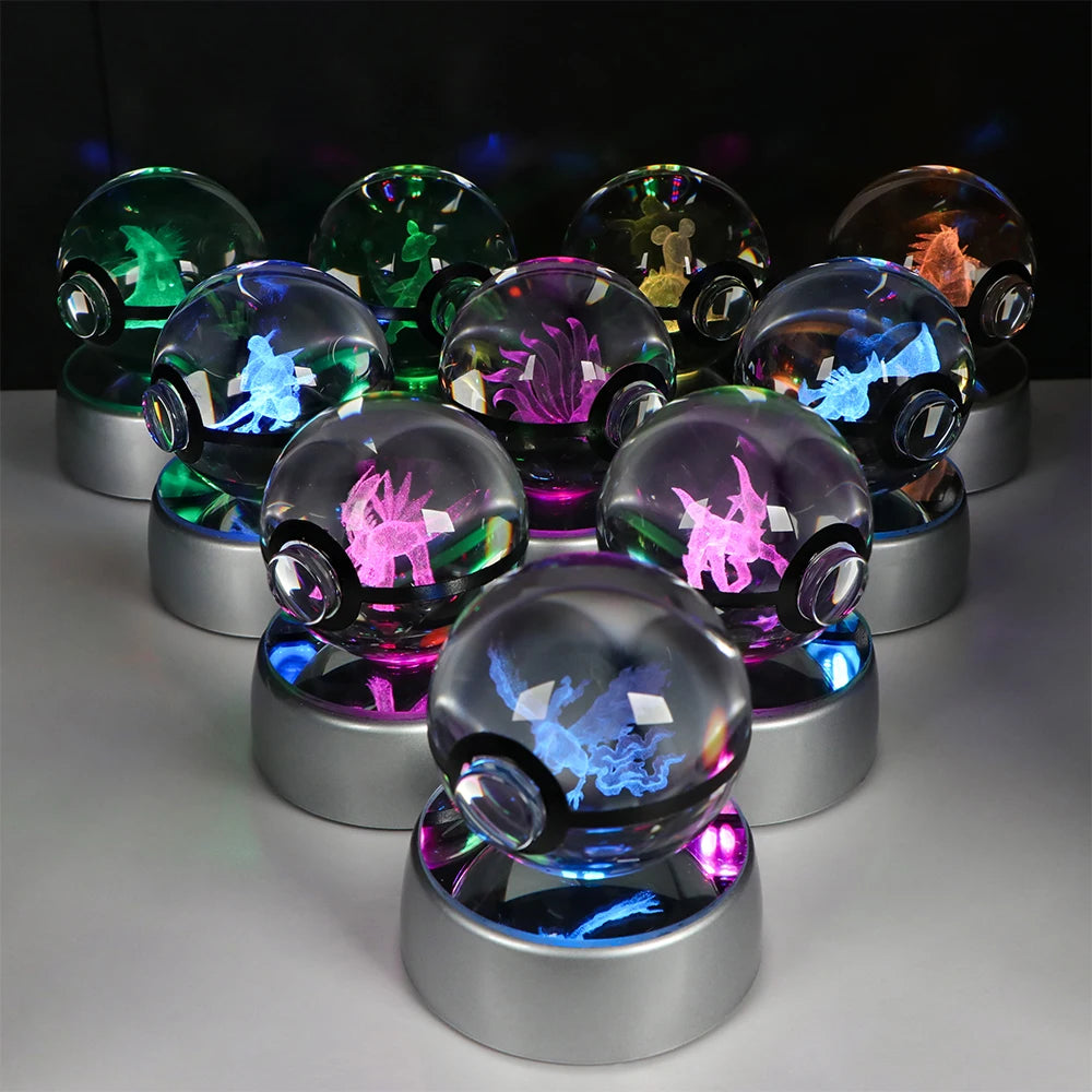Lámpara 3D Bola de Cristal Pokémon