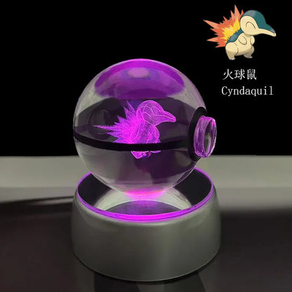 Lámpara 3D Bola de Cristal Pokémon