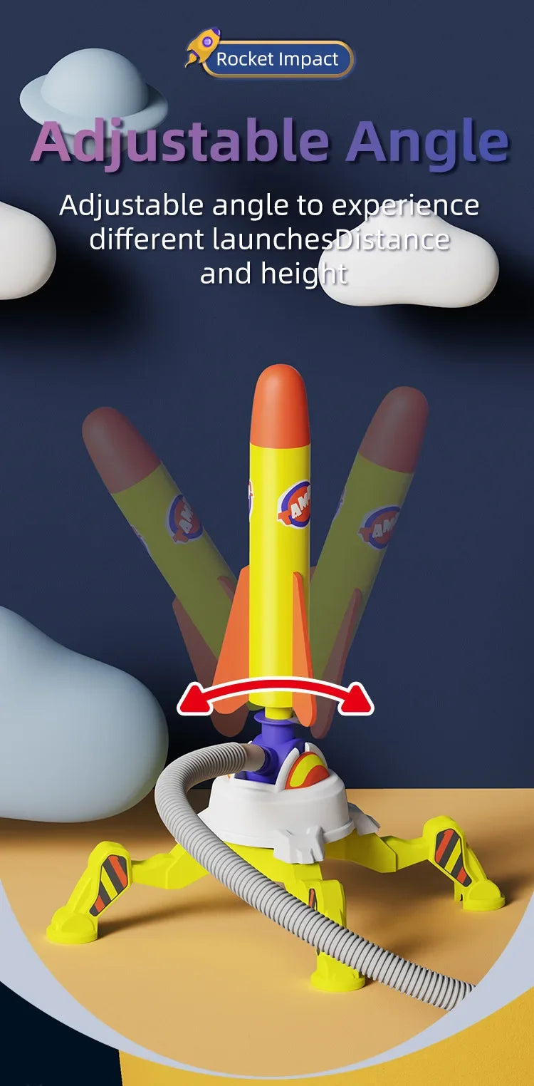 Lanzador de Cohetes con Pedal para Niños