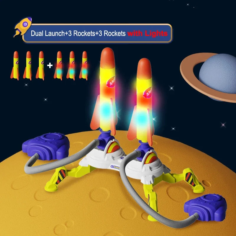 Lanzador de Cohetes con Pedal para Niños