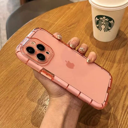 Funda Lujosa Fluorescente Transparente a Prueba de Golpes