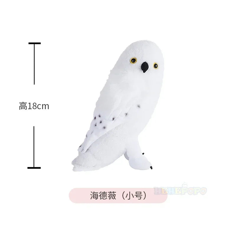 18/28cm Original Hedwig Owl and Bowtruckle Stuffed Animal Plush Toy Harry Potter Pets Cute Soft  Doll Children Christmas Gifts