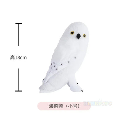 18/28cm Original Hedwig Owl and Bowtruckle Stuffed Animal Plush Toy Harry Potter Pets Cute Soft  Doll Children Christmas Gifts