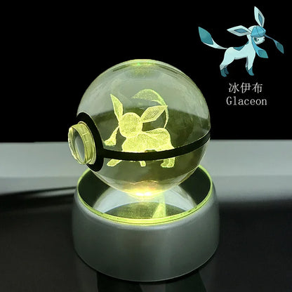 Lámpara 3D Bola de Cristal Pokémon