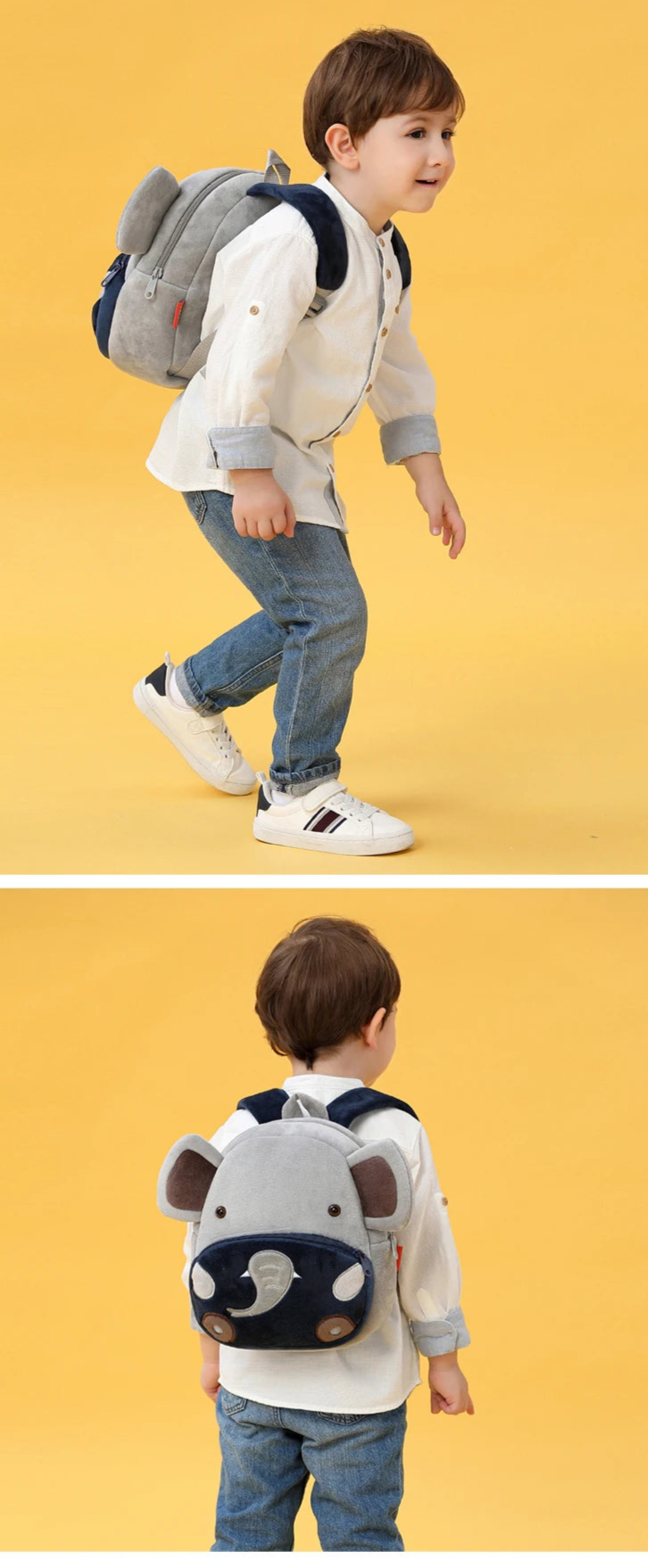 Mochila de Peluche Animal Divertida para Niños y Niñas | Ideal para Escuela y Paseos