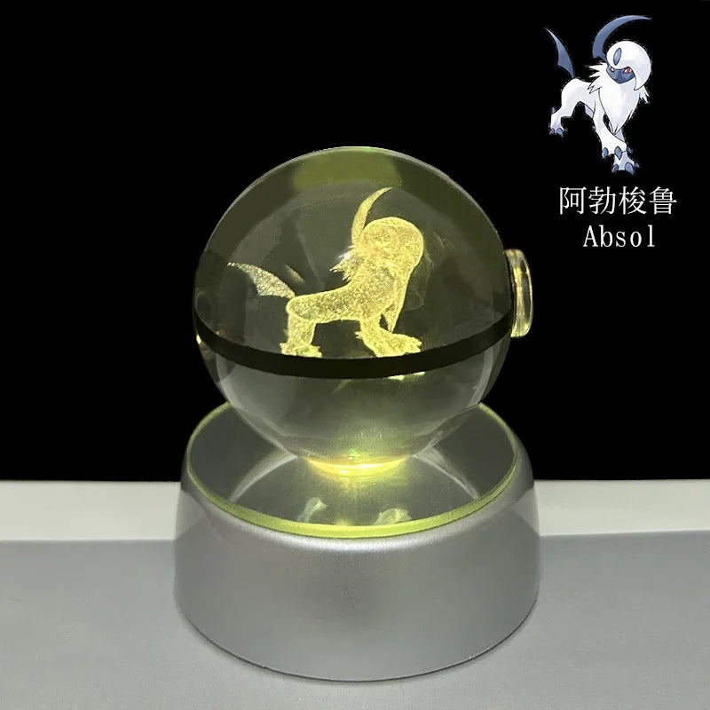 Lámpara 3D Bola de Cristal Pokémon