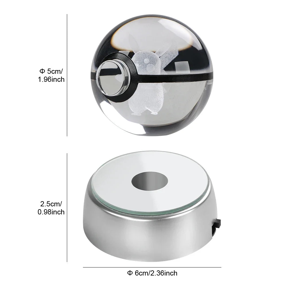 Lámpara 3D Bola de Cristal Pokémon