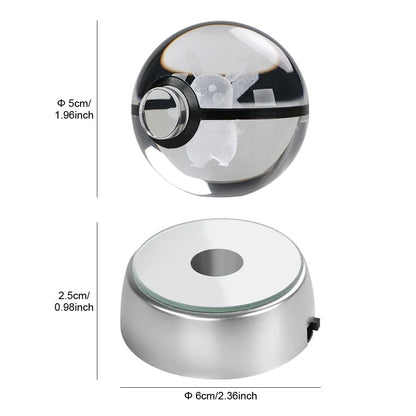 Lámpara 3D Bola de Cristal Pokémon