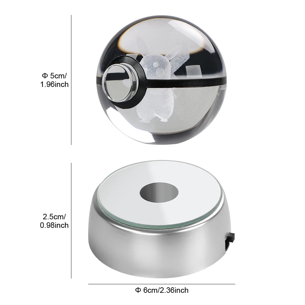 Lámpara 3D Bola de Cristal Pokémon