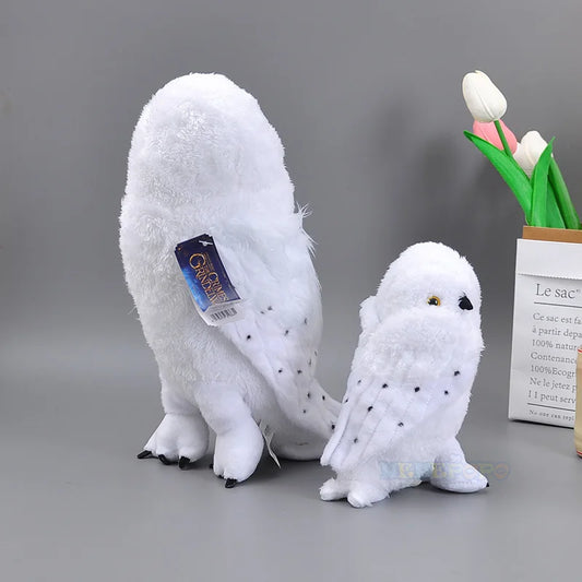 18/28cm Original Hedwig Owl and Bowtruckle Stuffed Animal Plush Toy Harry Potter Pets Cute Soft  Doll Children Christmas Gifts