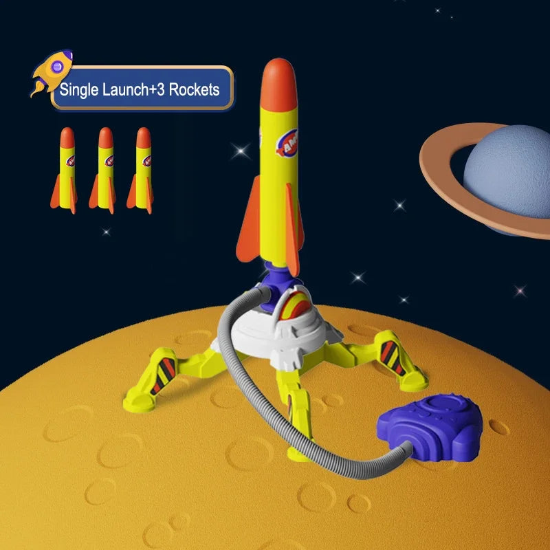 Lanzador de Cohetes con Pedal para Niños