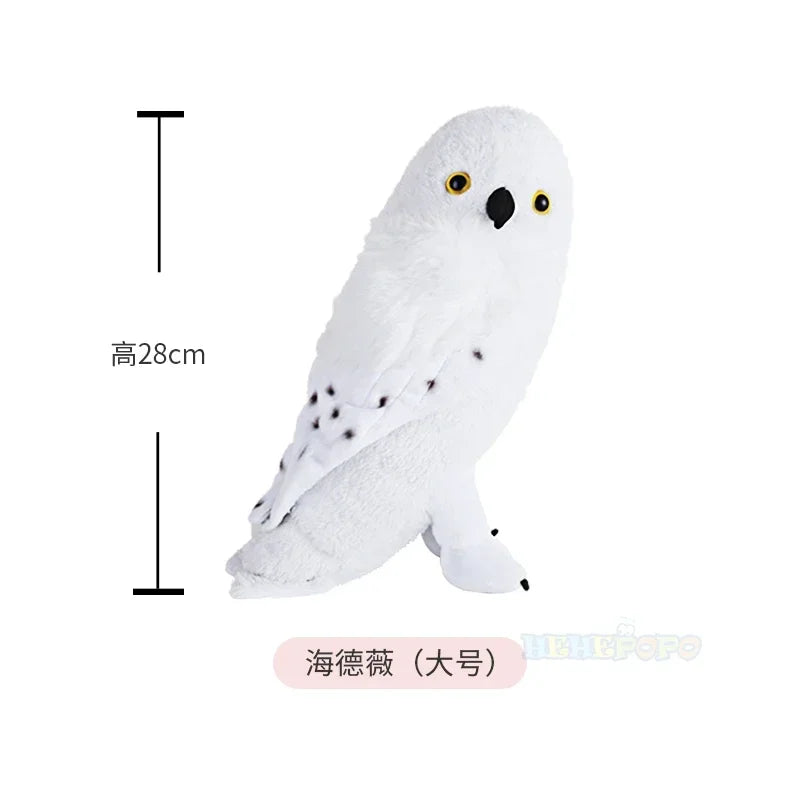 18/28cm Original Hedwig Owl and Bowtruckle Stuffed Animal Plush Toy Harry Potter Pets Cute Soft  Doll Children Christmas Gifts