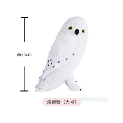 18/28cm Original Hedwig Owl and Bowtruckle Stuffed Animal Plush Toy Harry Potter Pets Cute Soft  Doll Children Christmas Gifts